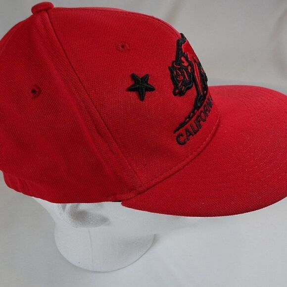 Pit Bull Quick Dry California Republic Red Hat Size S - Picture 2 of 8